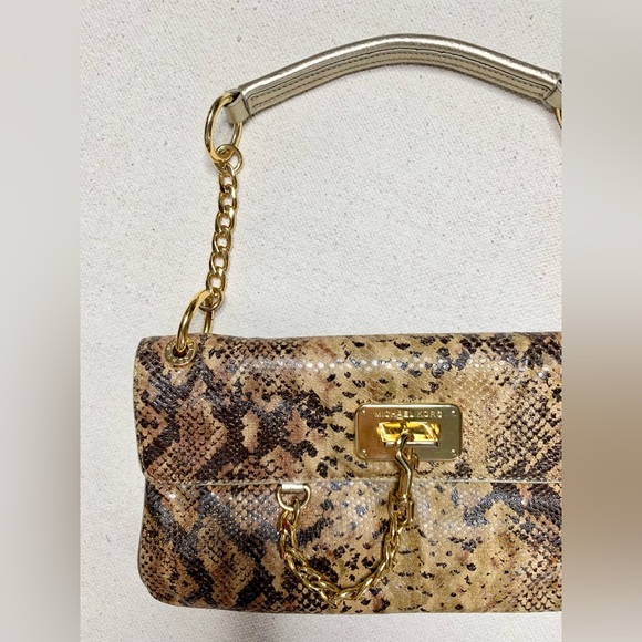 Michael Kors Snake Print Clutch - Picture 3 of 16